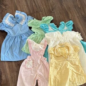 Vintage children’s outfits.